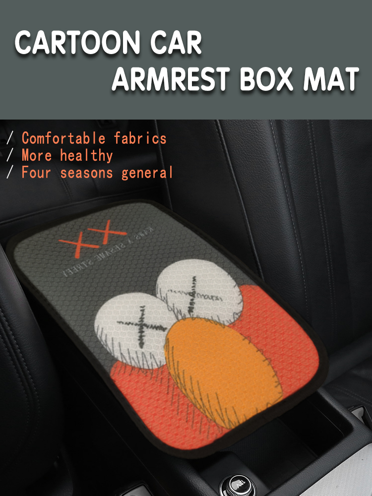 01 Auto Cartoon Armrests Center Console Cushion
