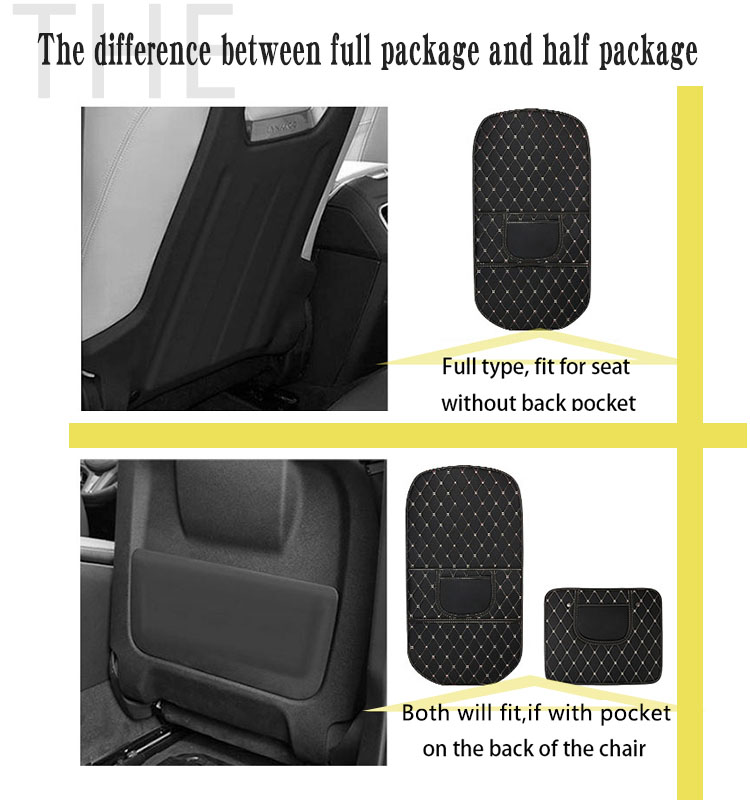 10 Custom Logo Printing Car Seat Back Protector