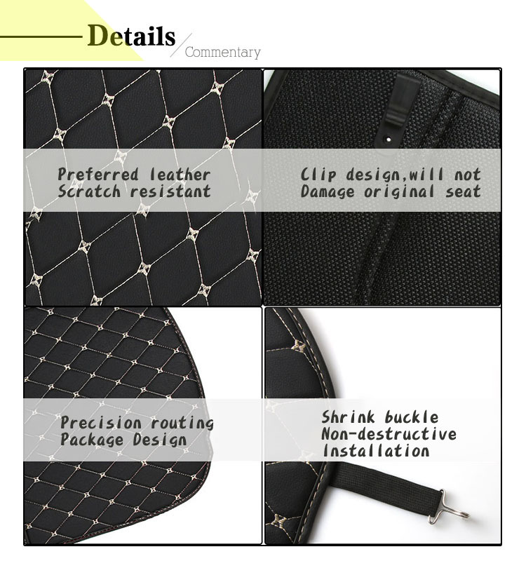 07 Custom Logo Printing Car Seat Back Protector