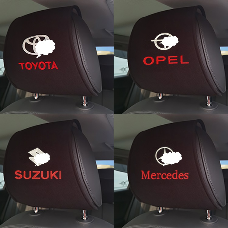 Felt Classic Custom Car Seat Headrest Covers Car Head Pillow Neck Pillow Car Pillow Memory Cotton Car Waist Pillow