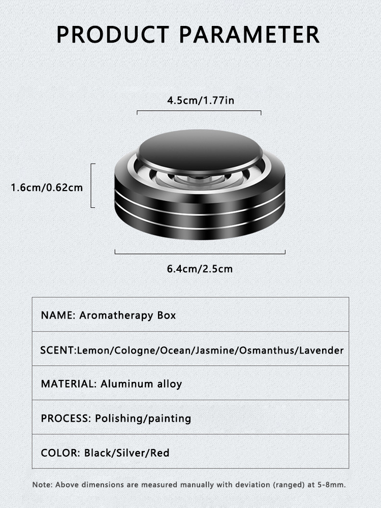 07 Air Freshener Aromatherapy for Car
