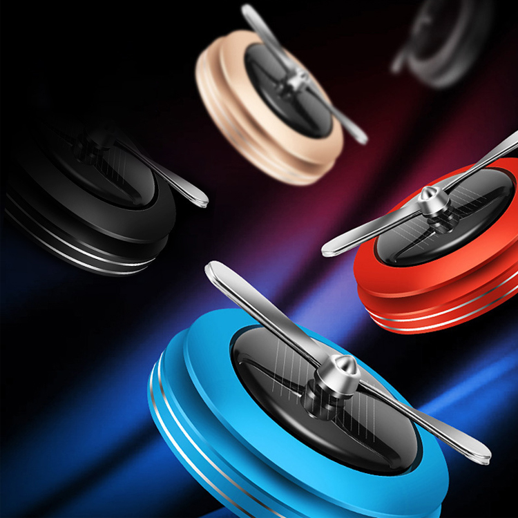  Car Air Freshener Solar Energy Rotating Car Aromatherapy Diffuser Interior Decoration Accessories Diffuser for Car