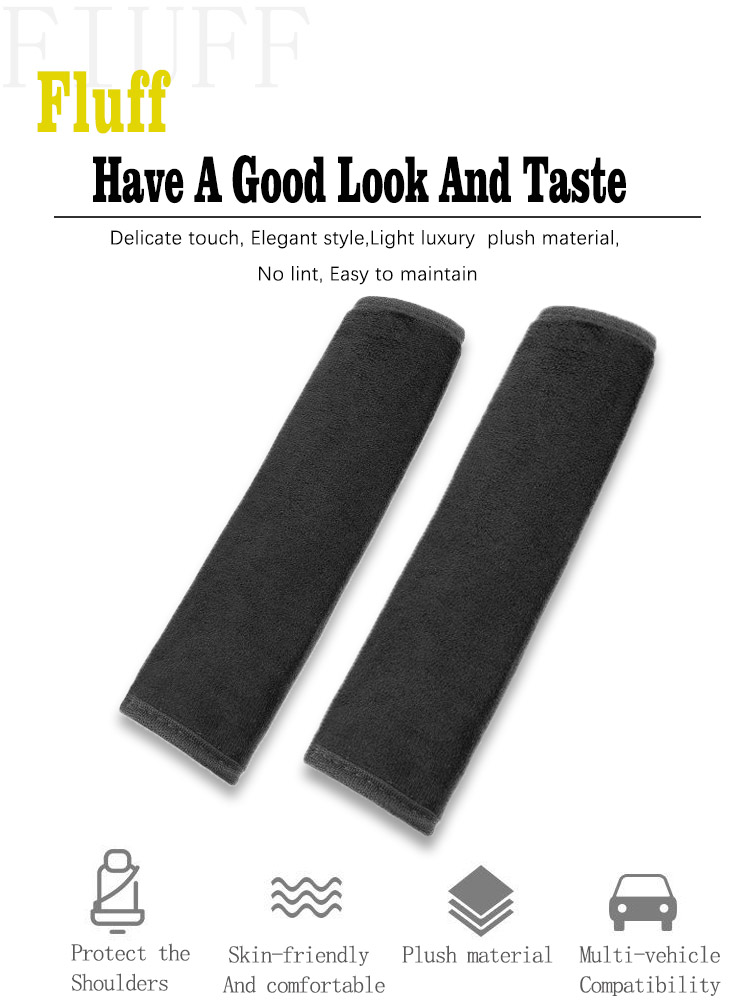 02 Super Soft Baby Cashmere Shoulder Pad Cushion Car Safety Belt Cover