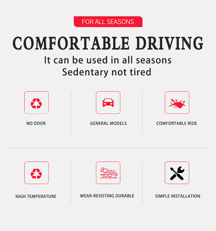 03 Wear-resisting Breathable Car Seat Cushion Cover