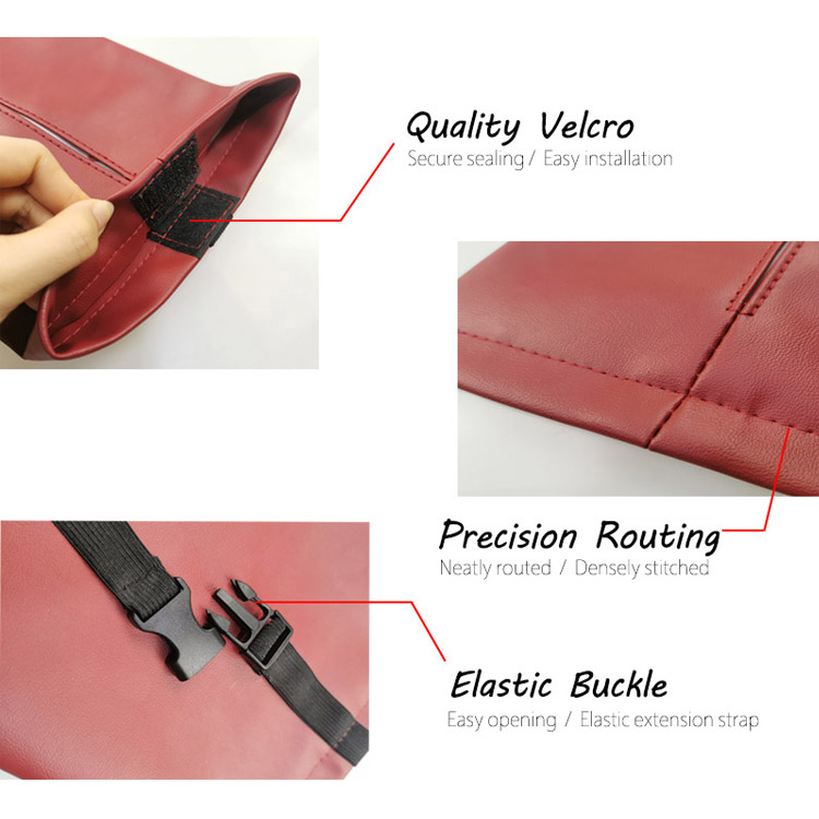  Car Tissue Holder Napkin Holder Nappa Leather Hanging Car Visor Tissue Holder Vehicle Tissue Holder for Backseat Hanging Organizer