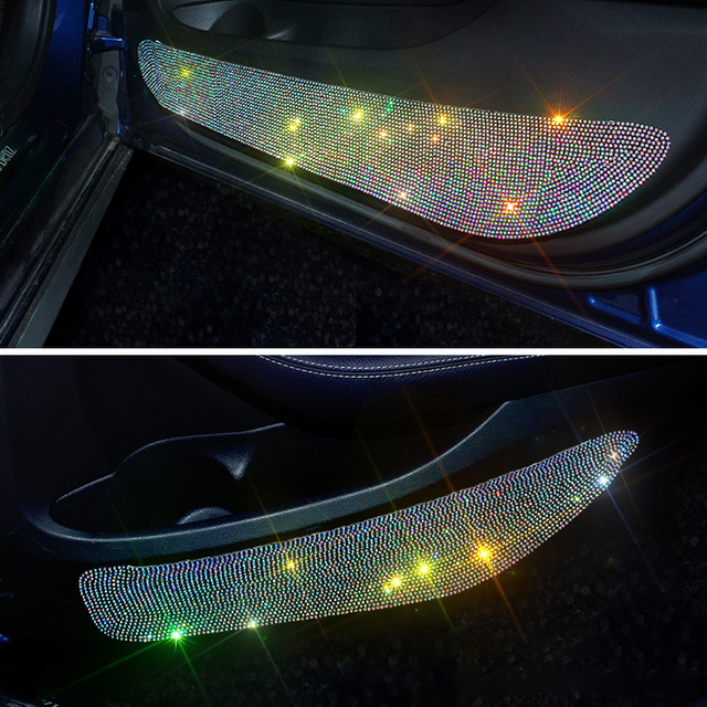 Car Door Anti-Kick Mat Insert Diamond Dirt-Proof Sticker