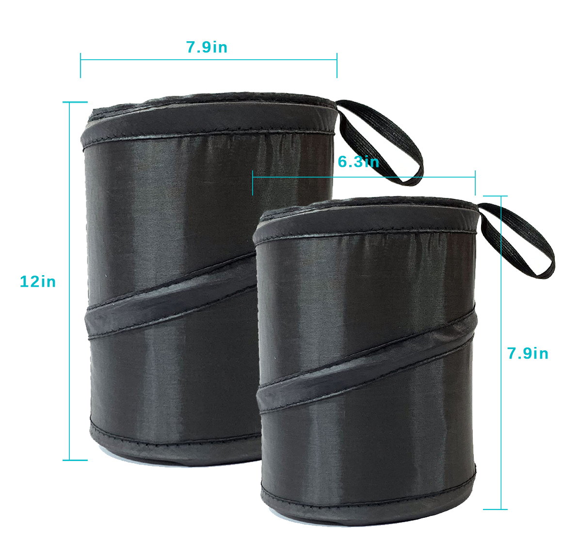 Folding Car Trash Can Car Storage Bucket Storage Bag Car Bin Manufacturer