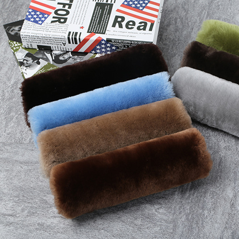 Authentic Sheepskin Car Seat Belt Cover, Buckle Cushion Protector - Seat Belt Covers for Adults - Women And Men, Kids, Babies 
