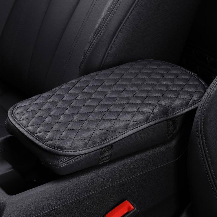 Universal Car Armrest Box Cushion Cover Center Console Auto Seat Case Central PU Leather Pad Protection Interior Accessories