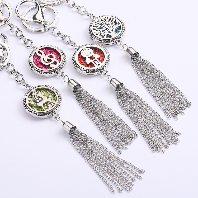 Car Air Freshener Hanging Essential Oil Car Scent Refresh Whole Car Air Refresheners for Automotive Home And Office Aromatherapy Air Fresher Stainless Steel Diffuser Pendant