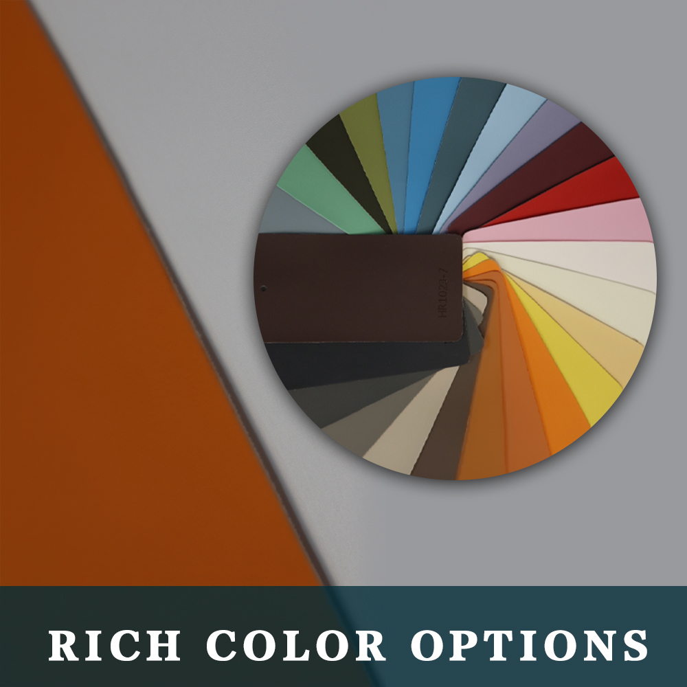 Smooth Surface Leather Waterproof Leather Bespoke Coloured Leather HR Collection