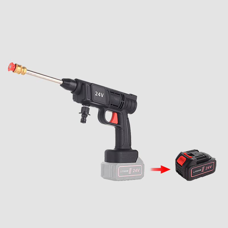 Wireless High Pressure Water Gun For Car Washer Household Cleaning Portable Garden Watering Water Gun