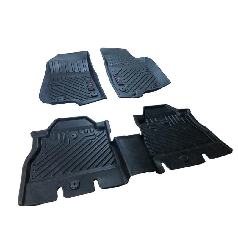 Floor Mats Fit for 2018-2023 Jeep Wrangler JL/JK,TPE All Weather Car Liners，Custom Fit 1st & 2nd Row Floor Liners, Black