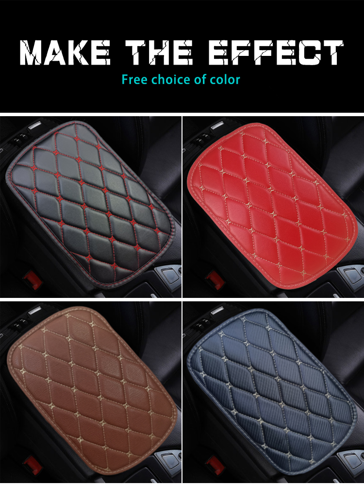 08 Leather Car Armrest Cushion Cover