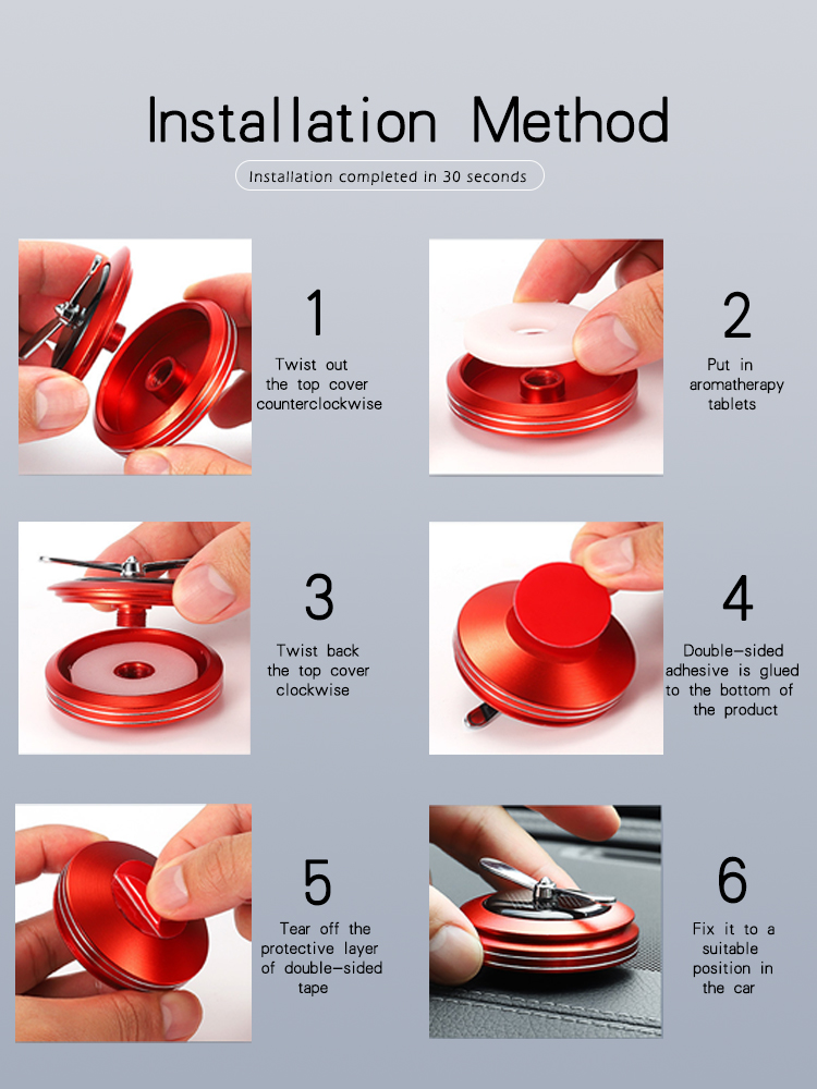 10 Solar Energy Car Perfume Diffuser