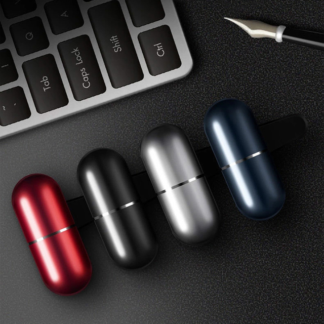 Aluminium Mini Capsule Perfume Freshener Air Vent Aroma Creative Car Aroma Fragrance Diffuser Vent Clip Cologne Auto Supplier 