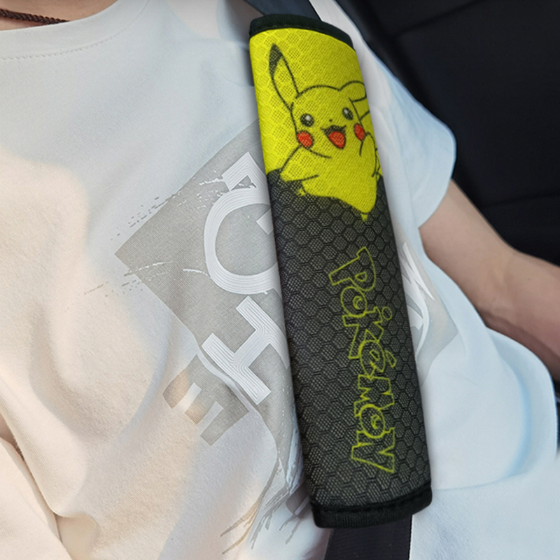Honeycomb ICE Silk Cartoon Car Seat Belt Shoulder Pads