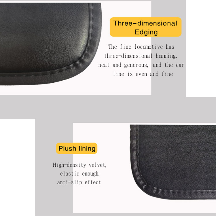 Nappa Leather Classic Customizable LOGO Velcro Installation Exquisite Edging Car Seat Belt Shoulder Protector