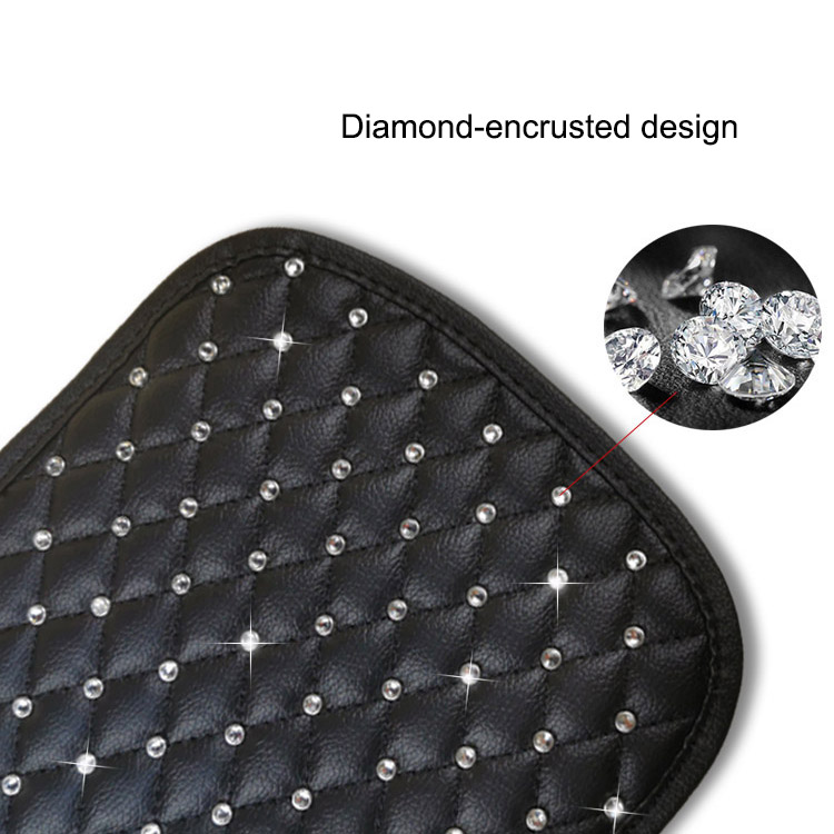  Customization Leather Car Armrest Cushion Embroidery Cover Central Pad Protective Interior Accessories