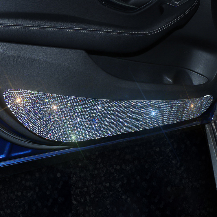 Car Door Anti-Kick Mat Insert Diamond Dirt-Proof Sticker