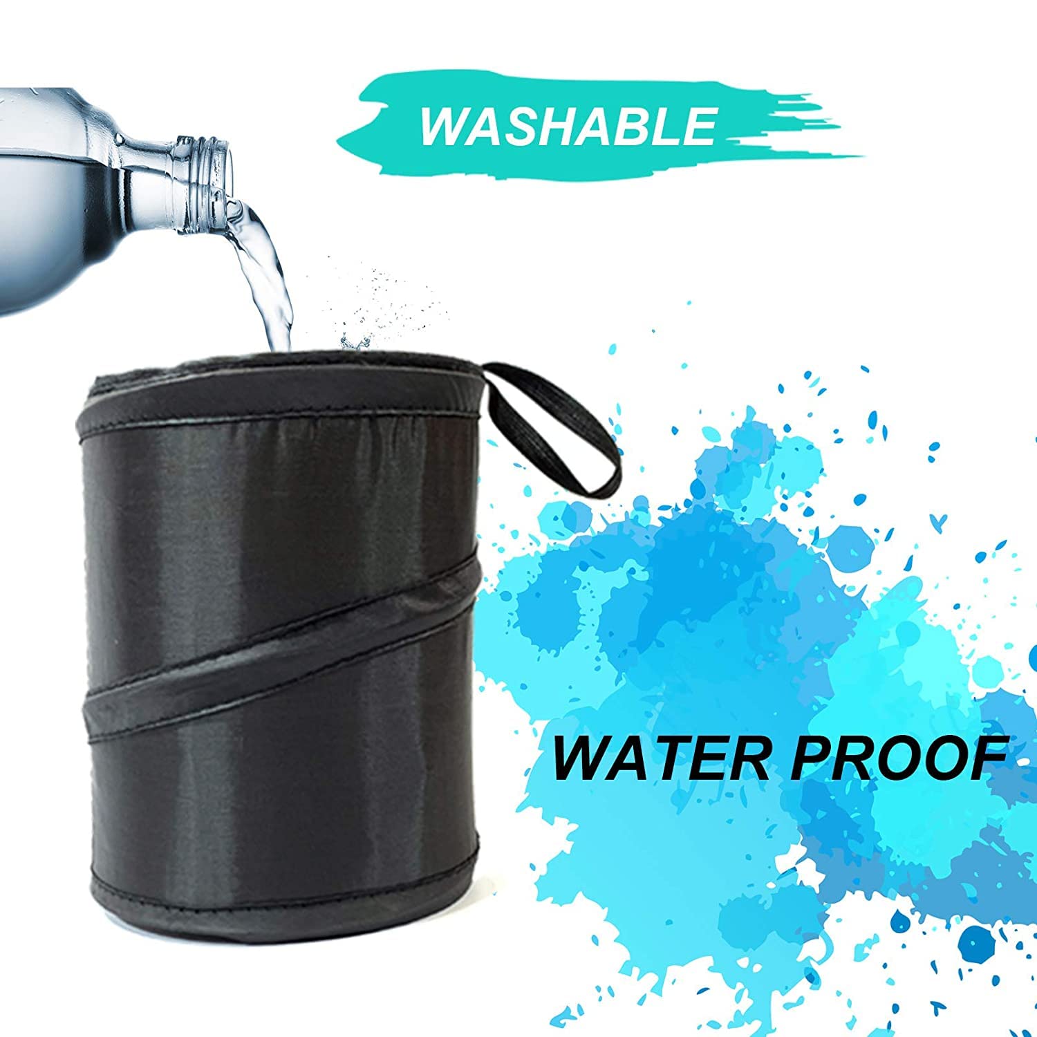 Folding Car Trash Can Car Storage Bucket Storage Bag Car Bin Manufacturer