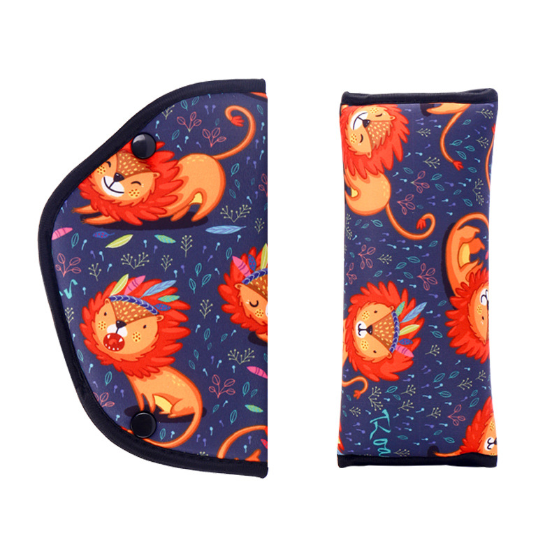 Seatbelt Covers,Seat Belt Cushion for Kids,Kids Car Seat Strap Covers,Carseat Safety Strap Shoulder Pads Protector,Auto Children Head Neck Support Seatbelt Pillow