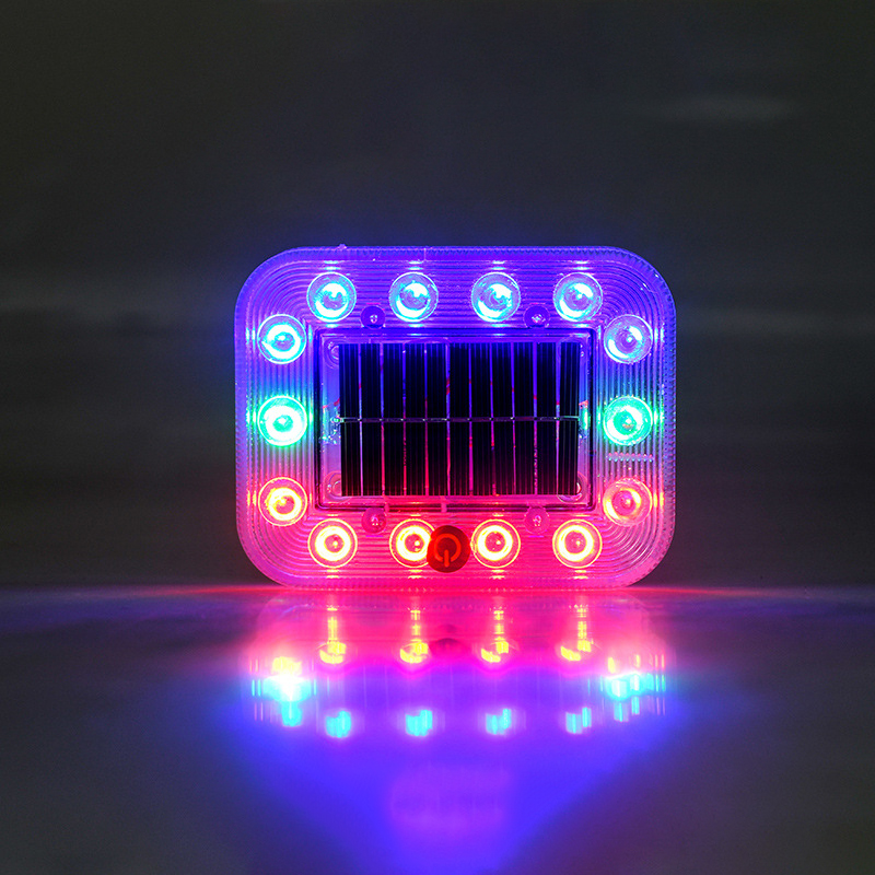 LED Lights New Third Generation Touch Auto Solar Flash Light Anti-rear-end Light LED Parking Safety Side Light