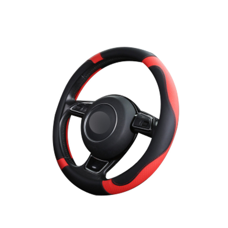  Universal Microfiber Leather Auto Steering Wheel Cover Breathable Anti-Slip Car Steering Wheel Cover For Men