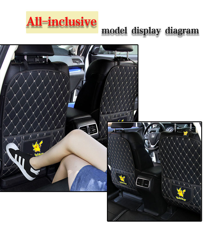 02 Custom Logo Printing Car Seat Back Protector