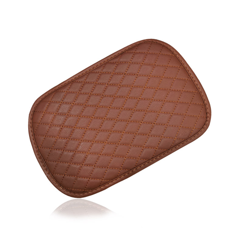 Universal Car Armrest Box Cushion Cover Center Console Auto Seat Case Central PU Leather Pad Protection Interior Accessories