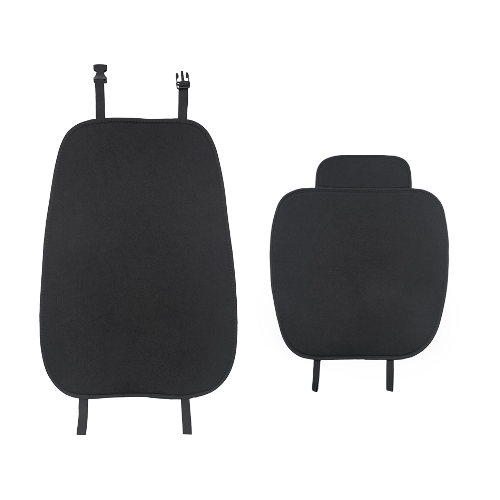 Car Ice Silk Cushion Breathable Seat Cover Non-slip Seat Mat Car Supplies Car Seat Bottom Covers Protectors 1 Pair Front Driver Seat Pad Mat And 1 Rear Bench Cover Universal Fit 90% Vehicles