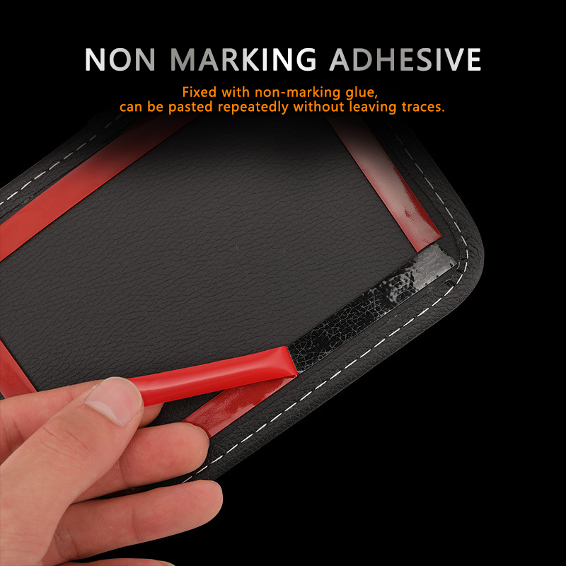 Car Side Pocket Organizer Pouch Cell Phone Sunglass Holder Car Seat Gap Filler Interior Accessories Organizer for Car Seat Door Window Console PU Leather Car Storage Pocket 