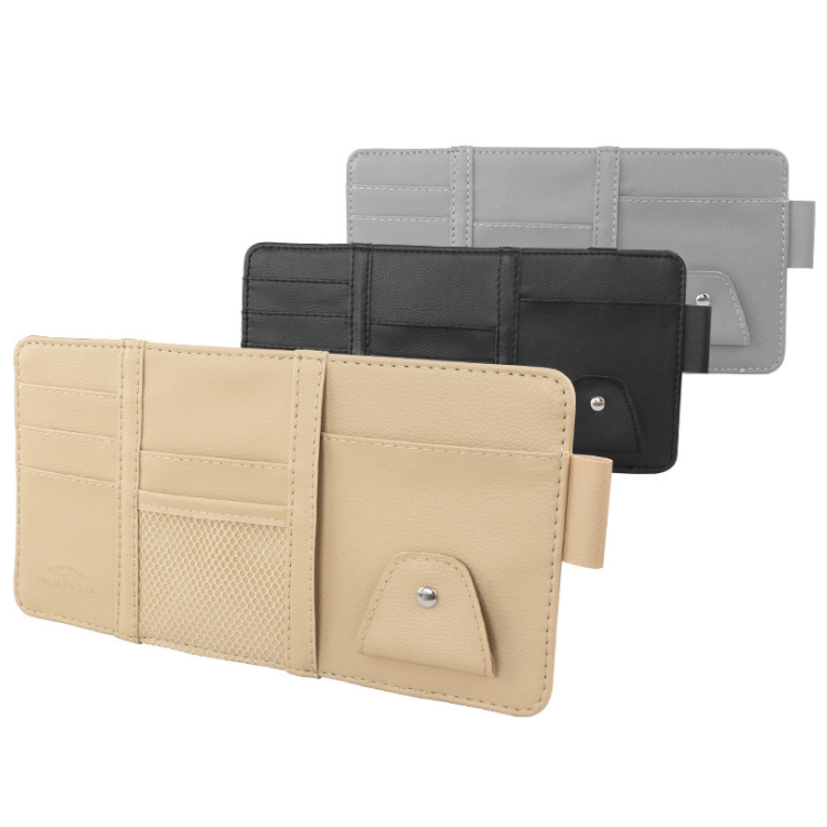 Car Sunvisor Bag Organizer Multi-function Pocket Cards & Glasses Holder For Car Accessories