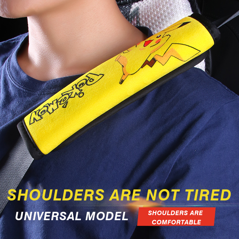 Soft Short Plush For Three-dimensional Hemming And Non-slip Silicone Bottom Seat Belt Pad Shoulder Cover 