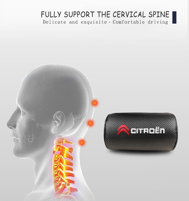 03 Auto Carbon Fiber Relax Headrest