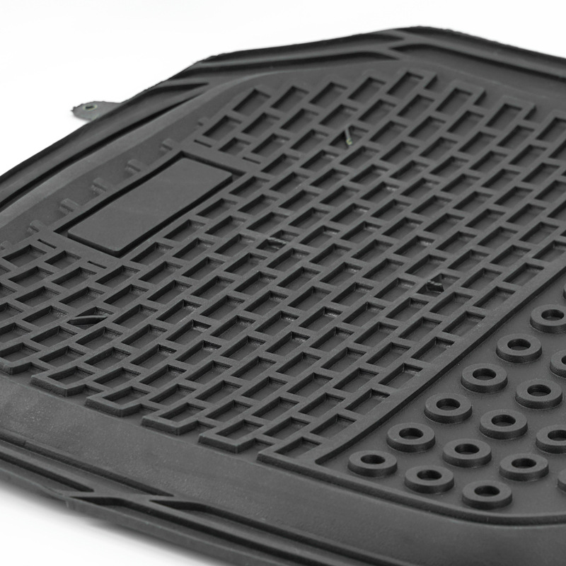 All Weather PVC Car Mats For Car - 4pcs Set (Front & Rear)Small Diamond Basin Car Floor Mats,Non-slip Mat 