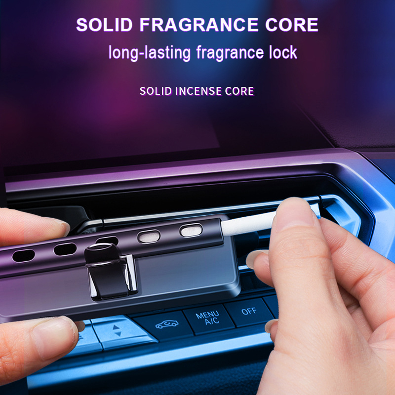 Car Air Outlet Atmosphere Light Car Aroma Lamp Car Perfume Air Conditioner Air Outlet LED Car Logo Mood Light