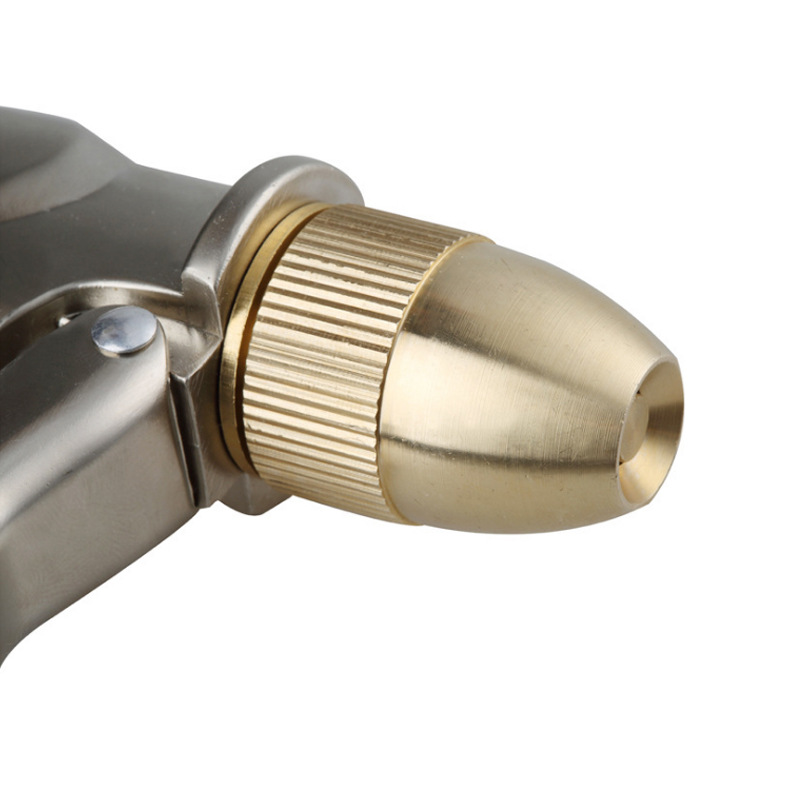 Garden Hose Nozzle Household Watering and Brushing Tools High-pressure Copper Spray Gun Car Washer