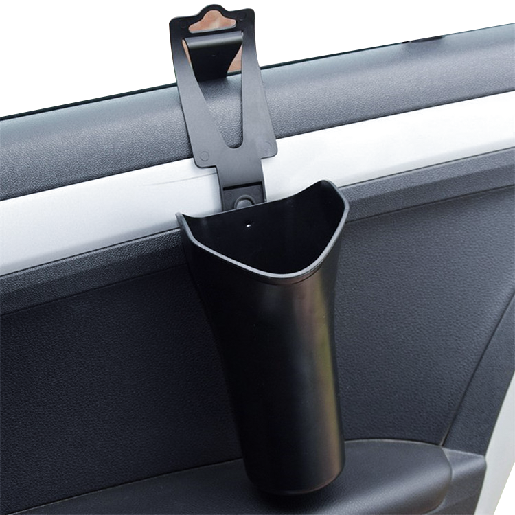 Car Umbrella Organizer Car Seat Back Hanging Umberella Holder Retractable Household Umbrella Storage Bucket Car Trash Can 