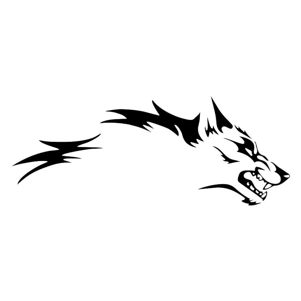 Wolf Totem Car Stickers Personality Decorative Racing Car Truck Rear Wheel Decal Door Stickers