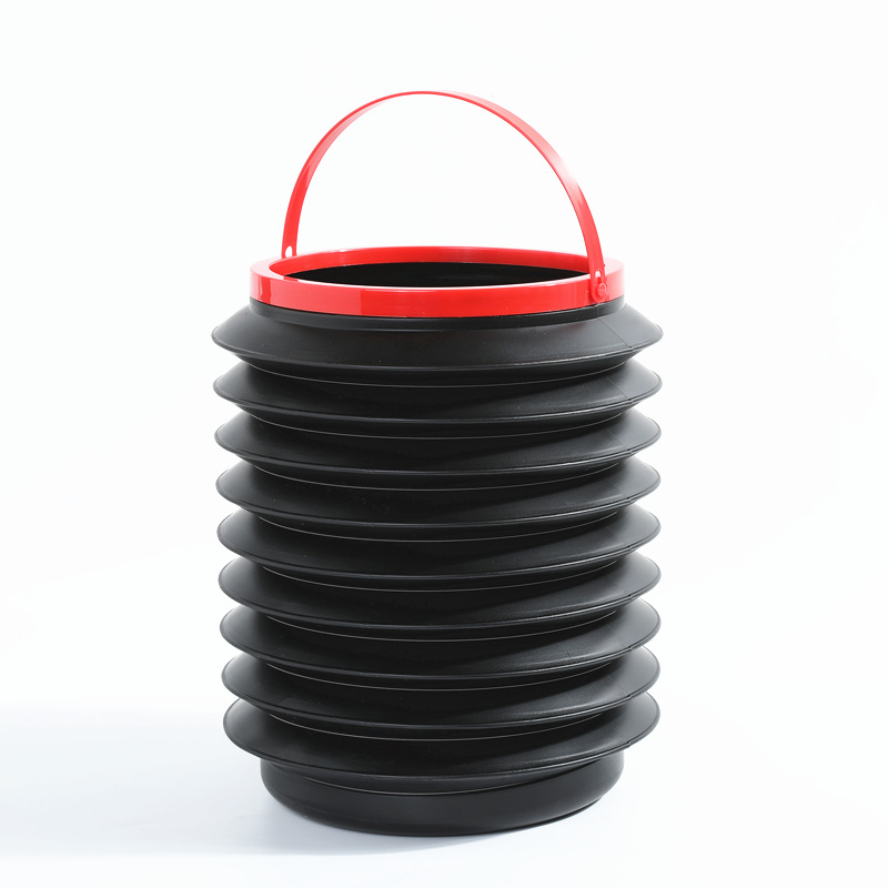 Car Accessories 4L Car Trash Can Retractable Folding Bucket Household Umbrella Organizer Portable Storage Bin Supplier