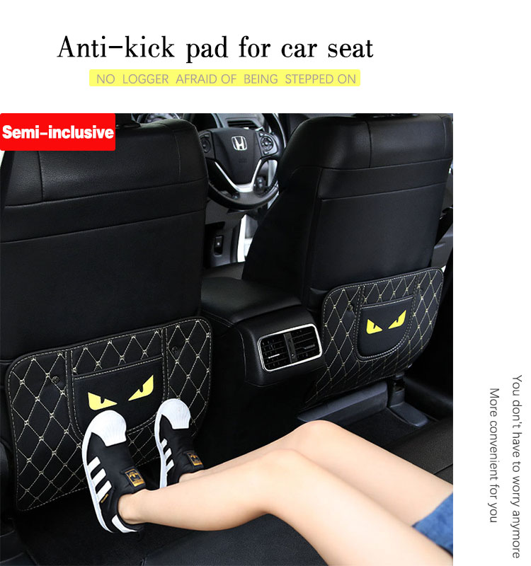01 Custom Logo Printing Car Seat Back Protector