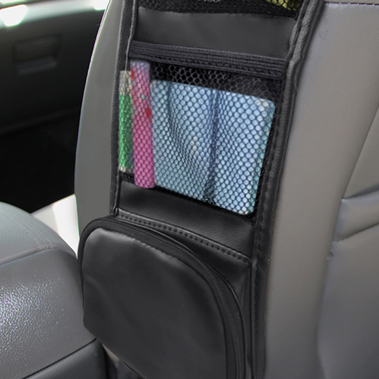 Car Seat Side Organizer Automobile Seat Storage Hanging Bag Multi-Pocket Drink Stuff Holder Mesh Pocket Car Seat Phone Holder for Cars/Truck 