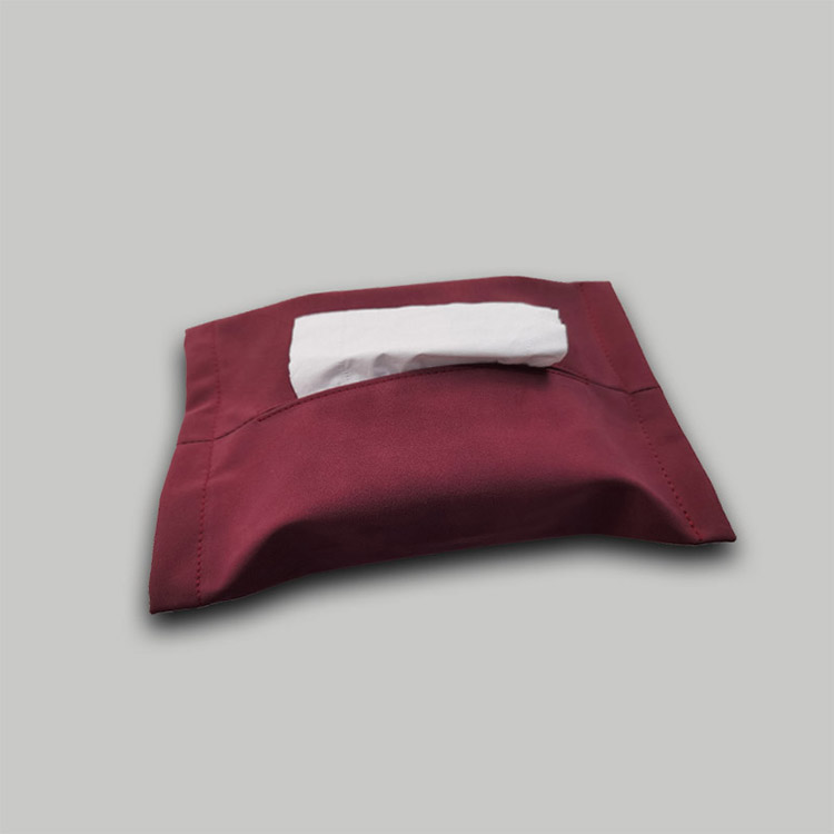 Alcantara Leather Tissue Holder for Car Central Armrest Box for Car Sun Visor for Seat Black Brown Maroon Hanging Quality Car Napkin Holder