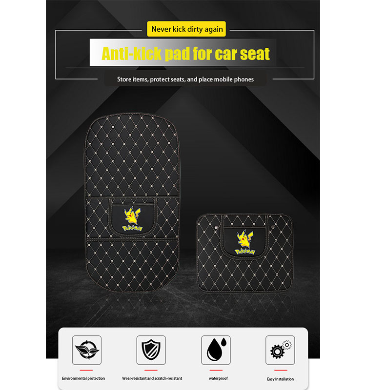 06 Custom Logo Printing Car Seat Back Protector