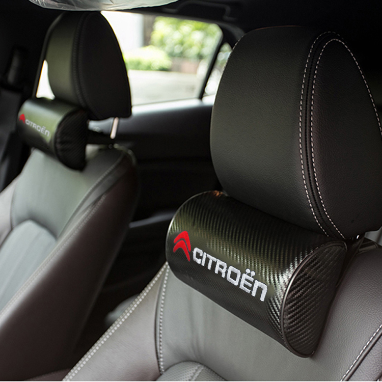 Auto Carbon Fiber Relax Headrest Car Neck Pillow Neck Support for Travel Neck Pain