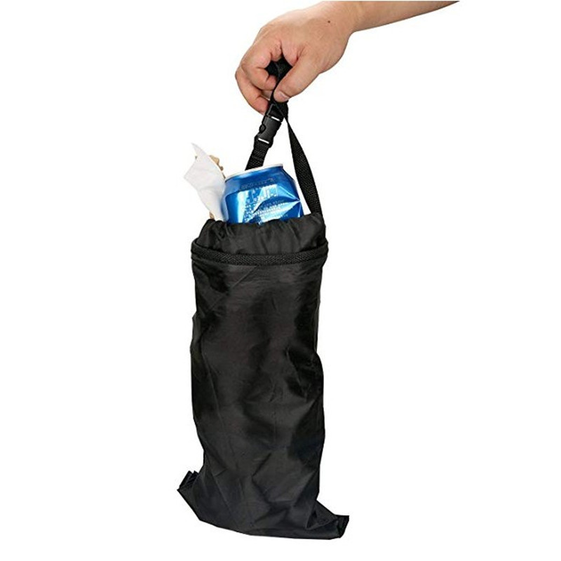 Car Hanging Garbage Bag Chair Back Debris Storage Bag Customized Logo Foldable Trash Can Factory
