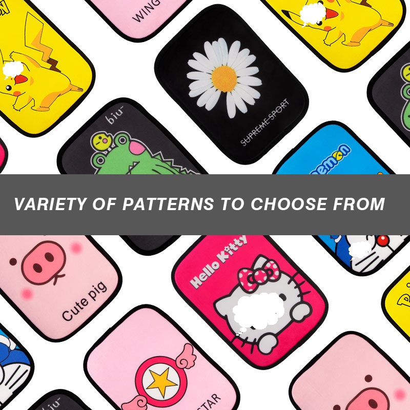 Fluff Many Lovely Cartoon Patterns Auto Cartoon Armrests Center Console Cushion Central Armrest Box Mat Cushion