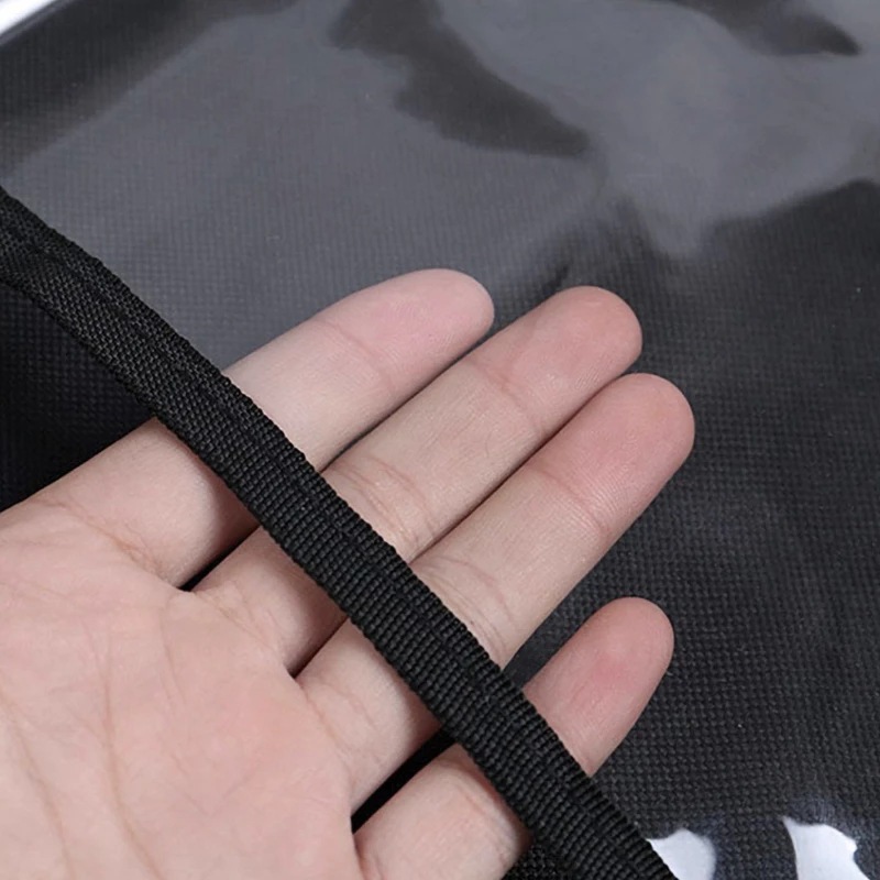  Multi-functional 600D Oxford Car Storage Bag Car Acessories Water Holder Tissue Holder For Car IPad Holder with Transparent Touch Screen for IPad And IPhone Car Seat Back Organizer 