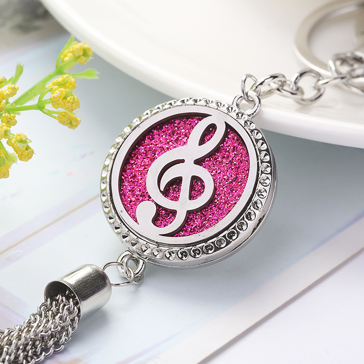 Car Air Freshener Hanging Essential Oil Car Scent Refresh Whole Car Air Refresheners for Automotive Home And Office Aromatherapy Air Fresher Stainless Steel Diffuser Pendant